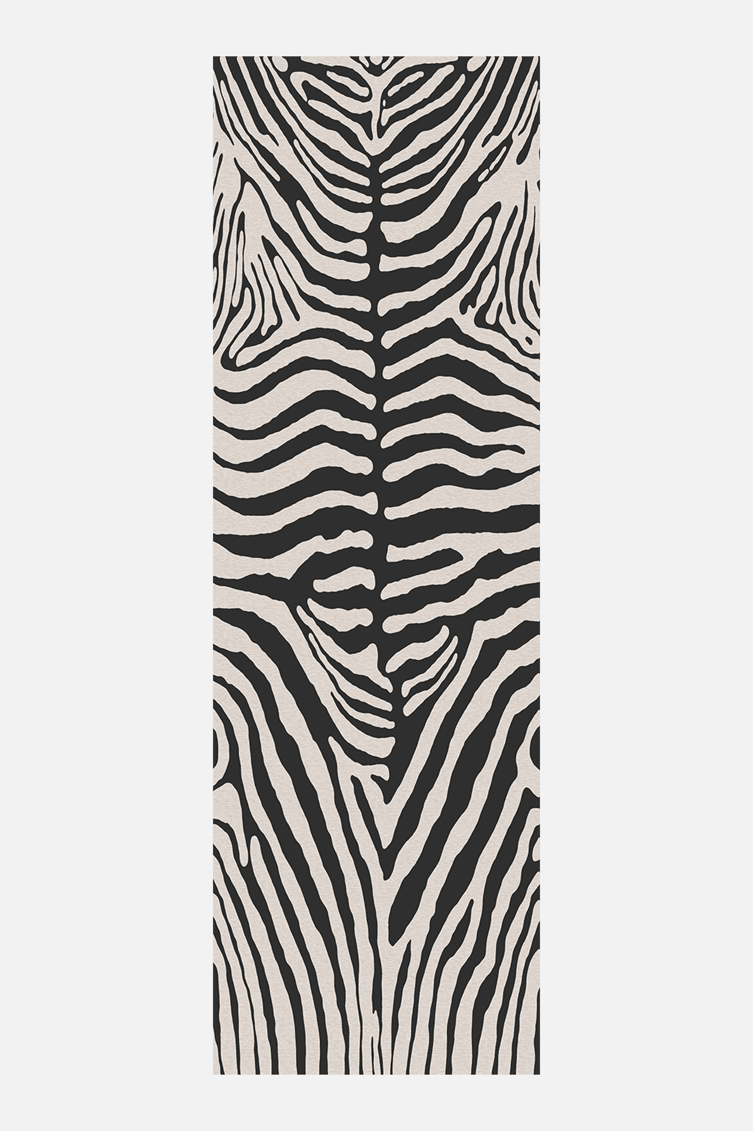 Zebra Stil Schwarz Teppich