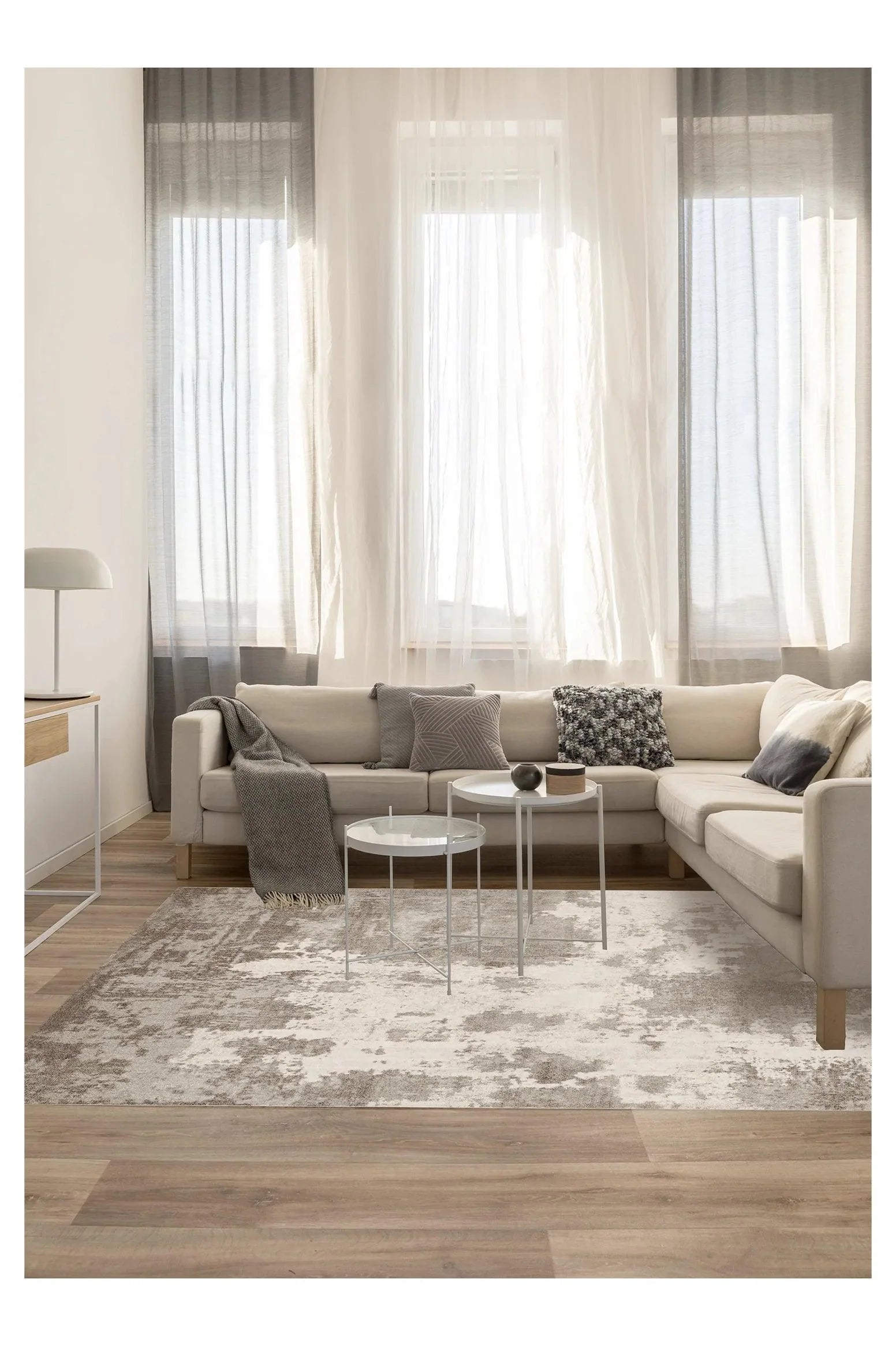 Waschbare Beige Teppiche, PATOUL 