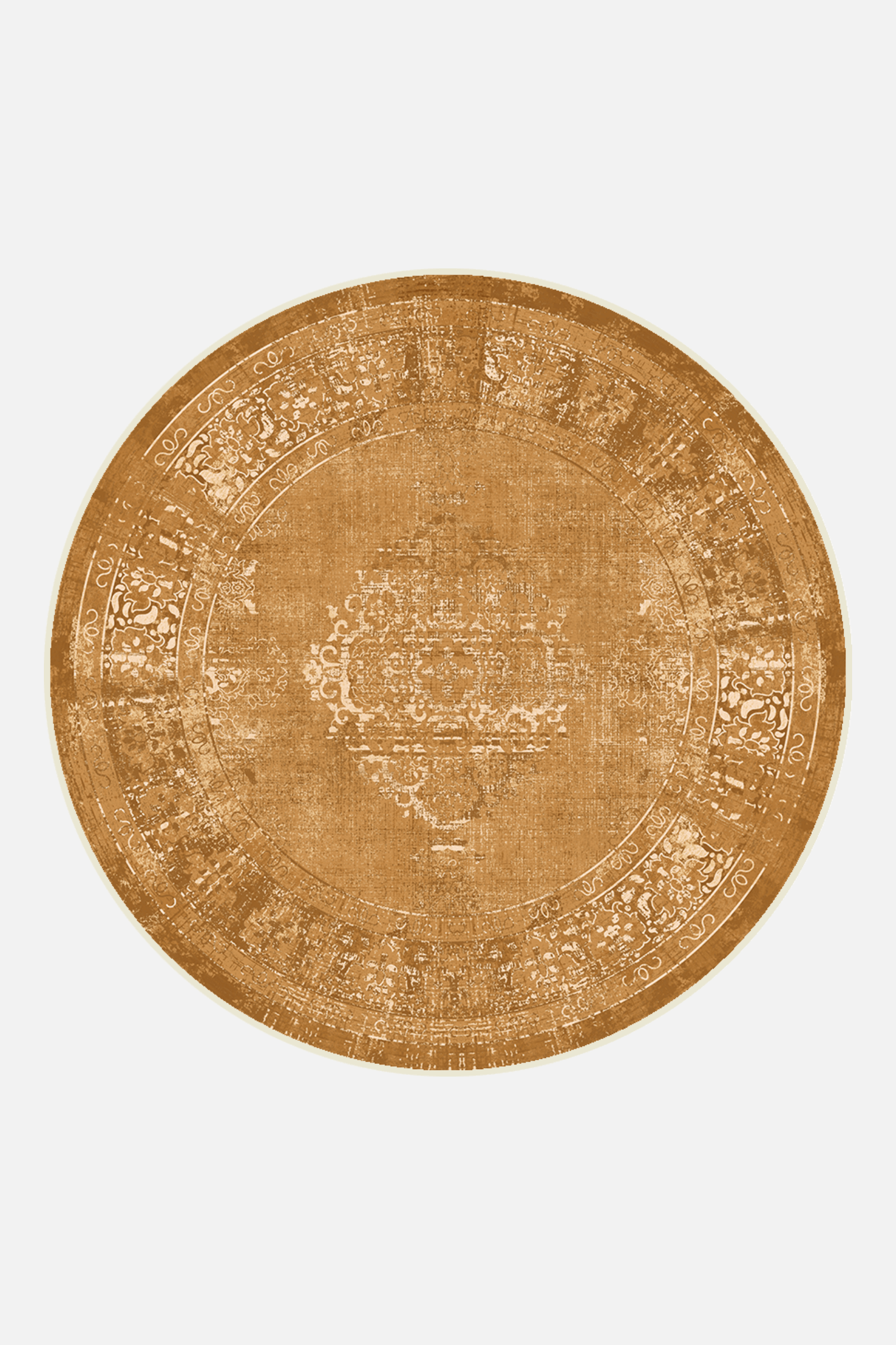 Oud Gold-Brown Teppich