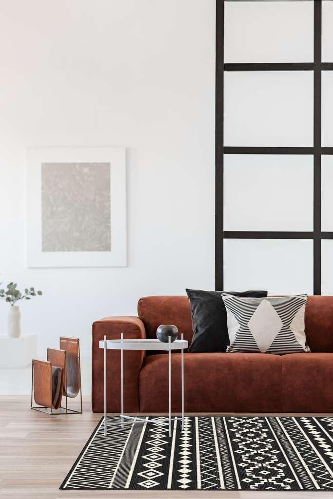 Viva Ikat Teppich – Traditionelles Design & Moderne Funktionalität | Waschbare Teppiche Beige